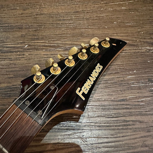 fernandes fgz-400 electric guitar side view