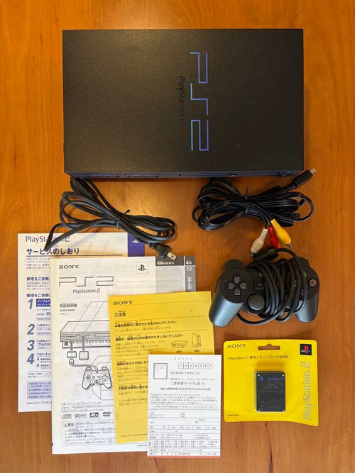 sony scph-3000 video game console rear view