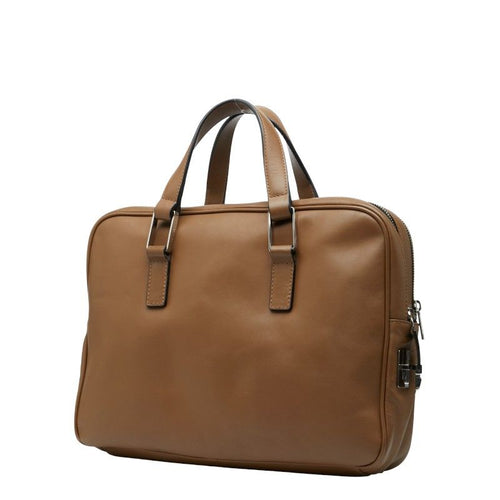 lancel briefcase front view