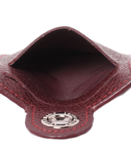 longchamp card holder side view