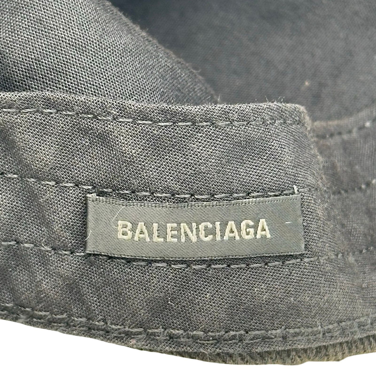 balenciaga hat interior details