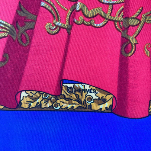 hermes scarf markings and labels