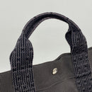 hermes grey tote bag interior details