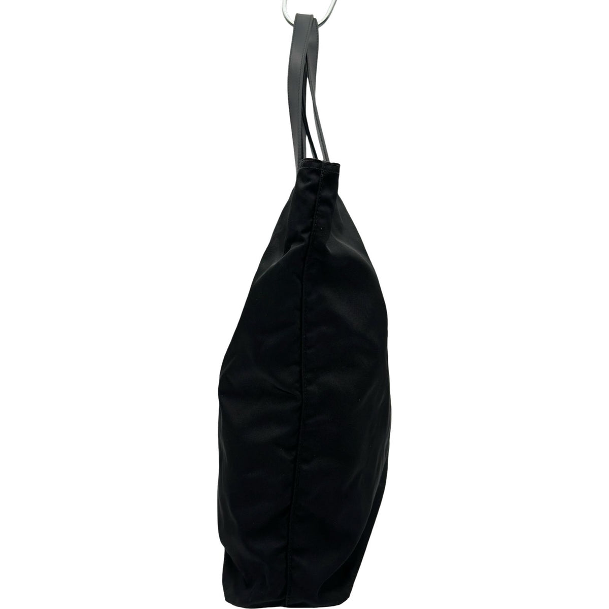 prada tote bag side view