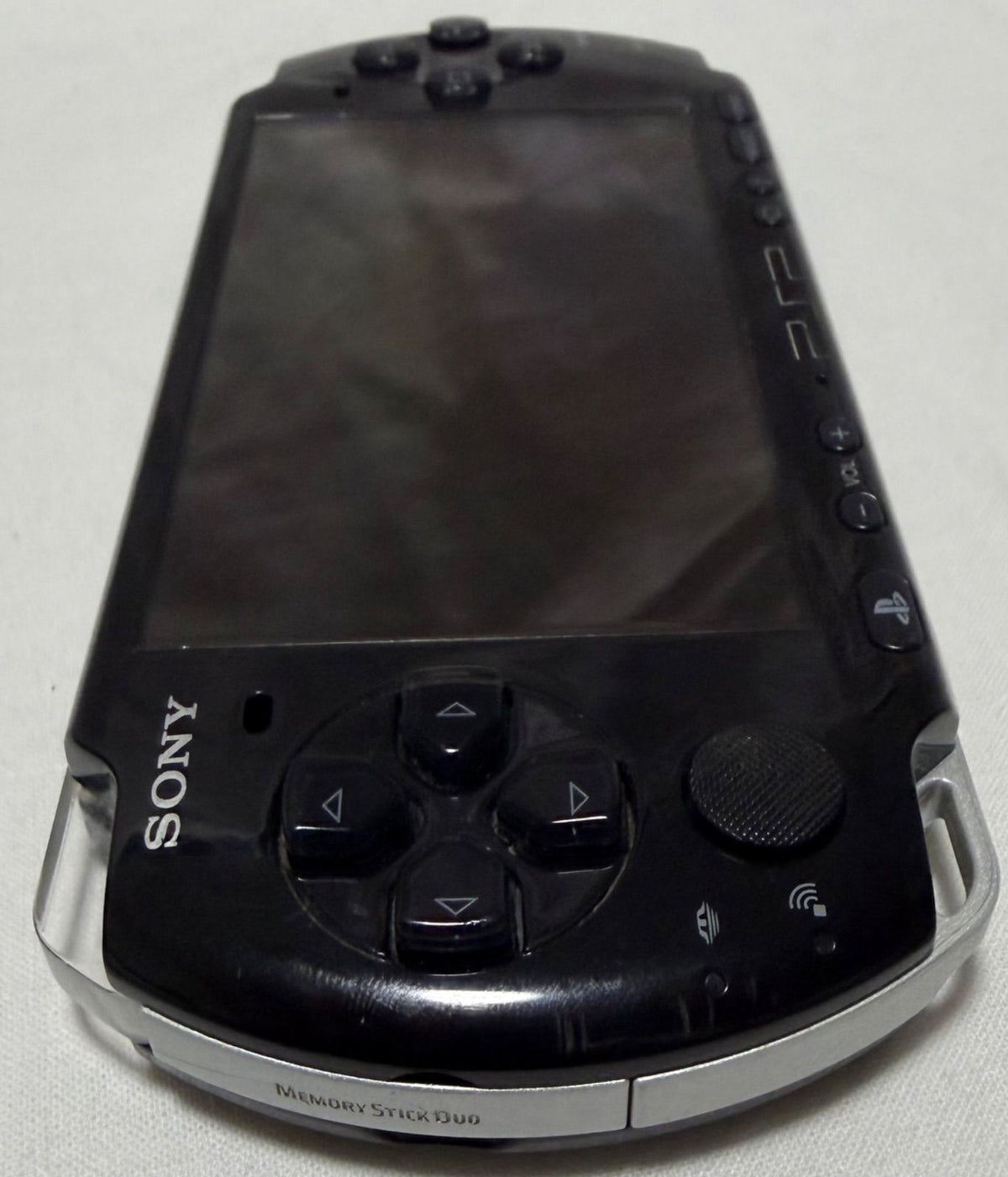 sony psp-3000 handheld console markings and labels