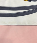 hermes pink scarf interior details