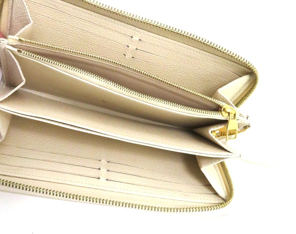louis vuitton m81914 beige wallet side view