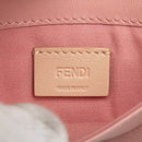 fendi 8m0346 pink shoulder bag interior details