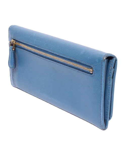 prada 1m1132 wallet front view