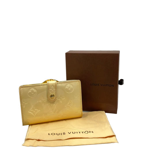 louis vuitton m91363 beige wallet markings and labels