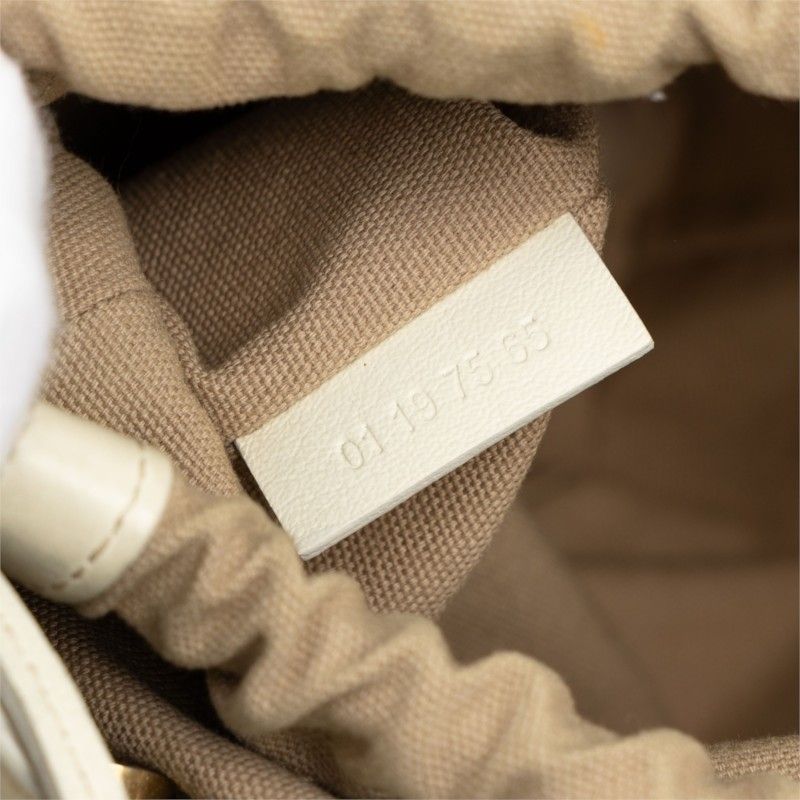 chloe beige / grey handbag condition details