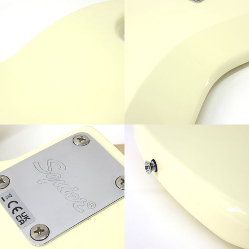 squier bass guitar interior details