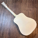 s.yairi ym-02/wh white acoustic guitar interior details