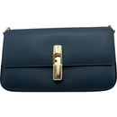 furla navy shoulder bag front view