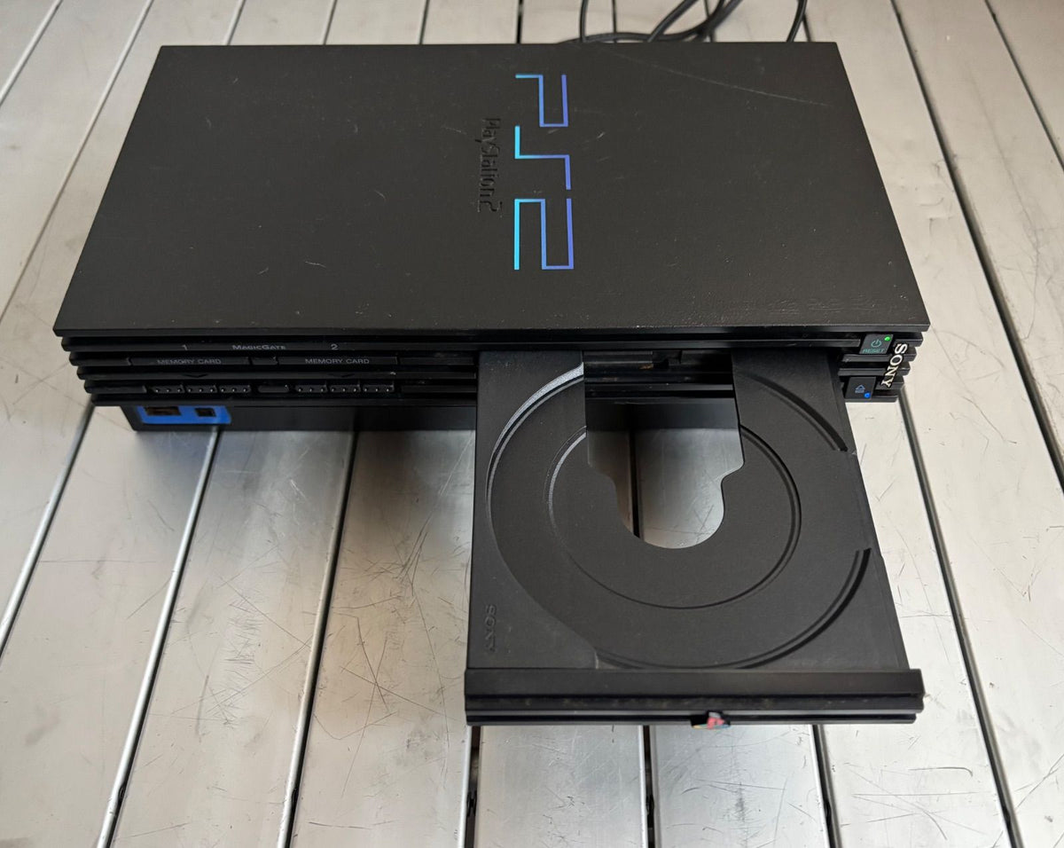 sony scph-18000 video game console rear view