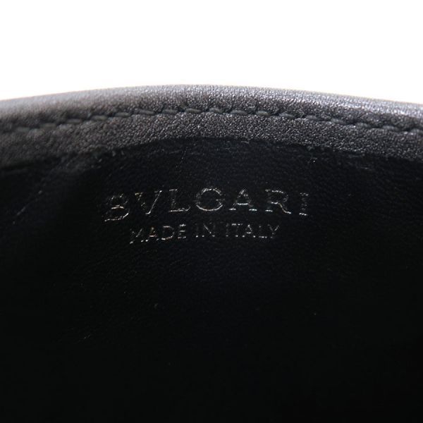 bvlgari card holder markings and labels