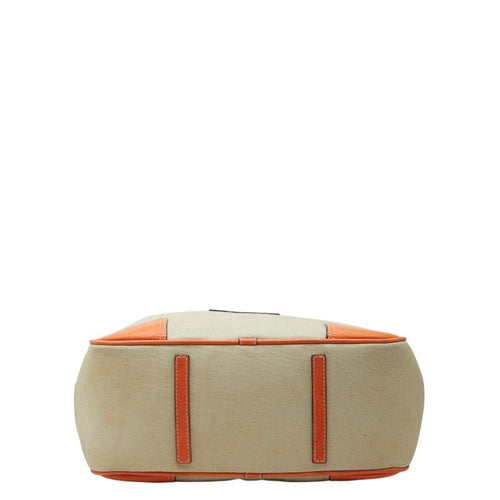 loewe beige / orange tote bag rear view