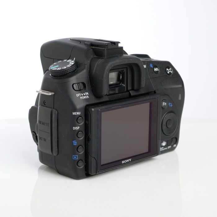 sony dslr-a350 digital slr camera rear view
