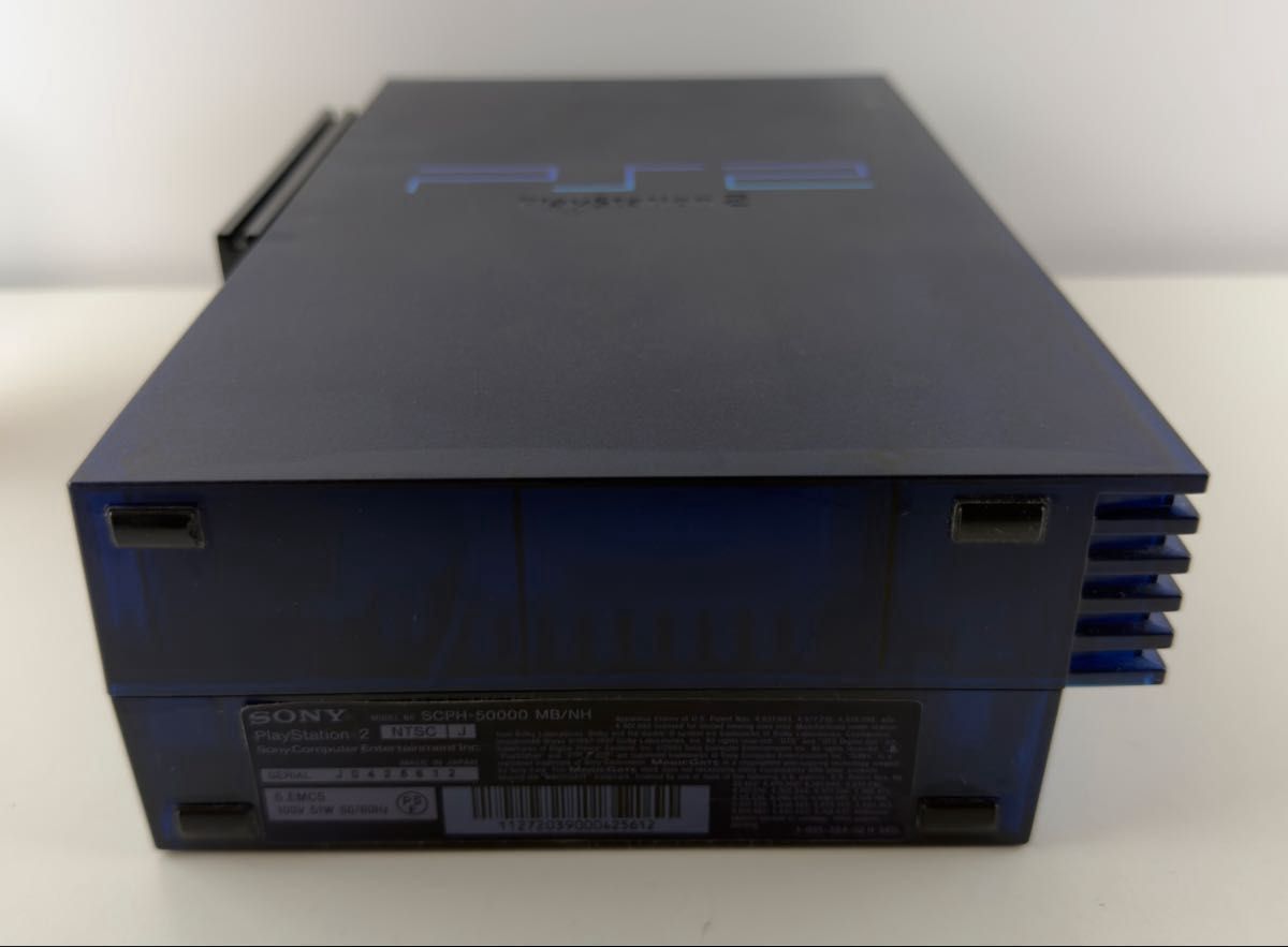 sony scph-50000 video game console markings and labels