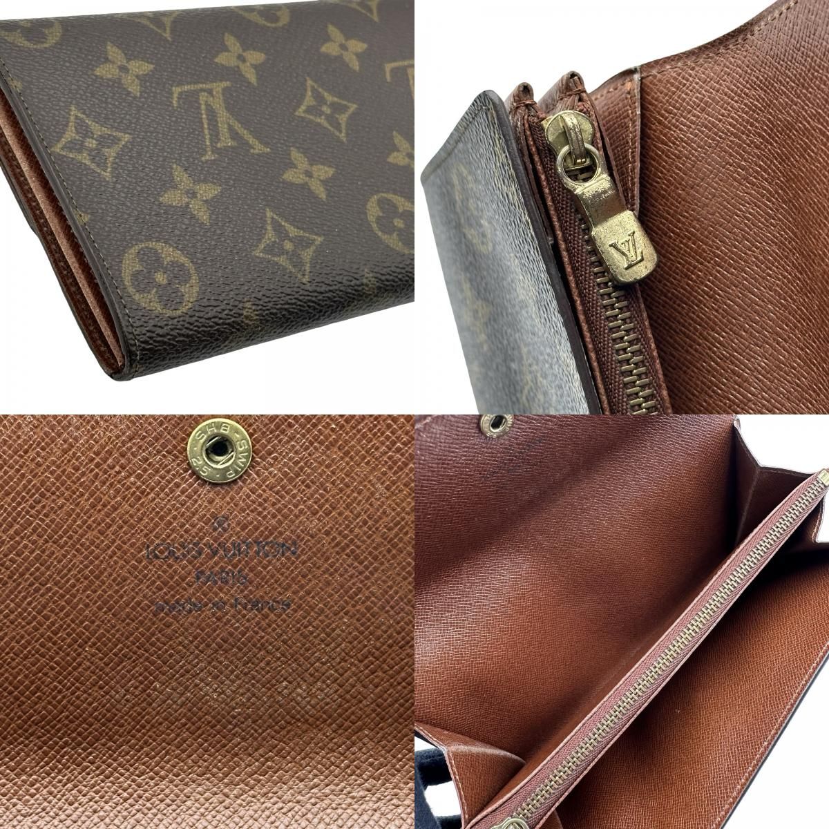 louis vuitton m61723 wallet markings and labels