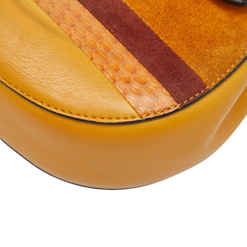 chloe orange shoulder bag side view
