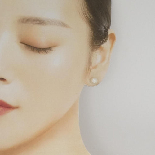 mikimoto earrings side view
