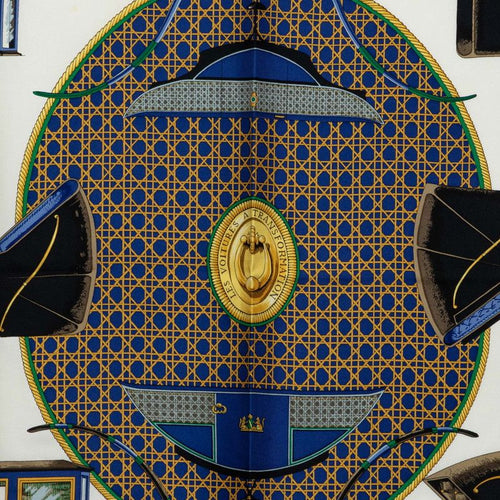 hermes scarf front view