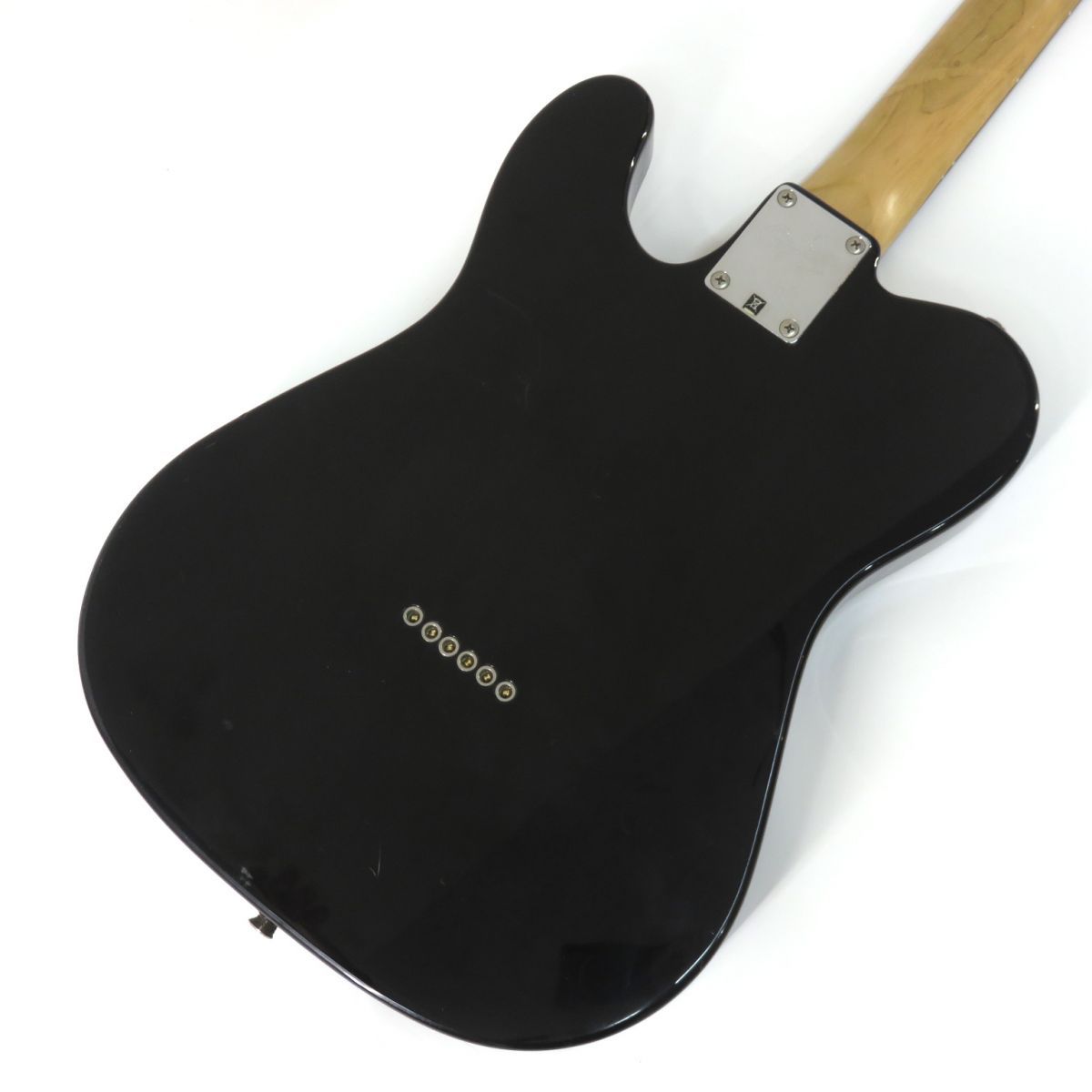 squier electric guitar rear view