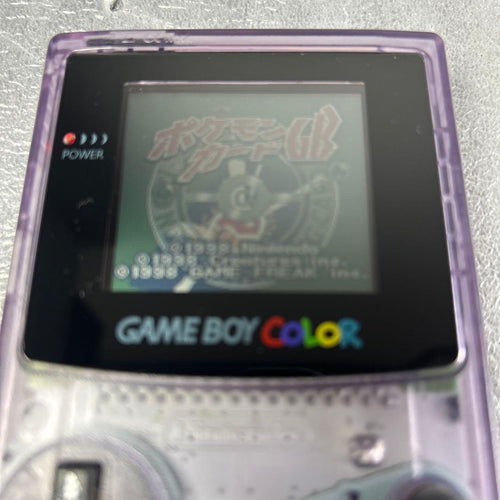 nintendo cgb-001 handheld console front view