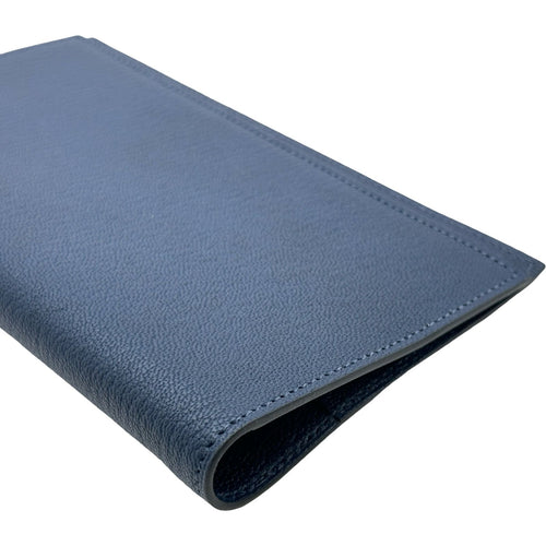 hermes navy notebook cover interior details