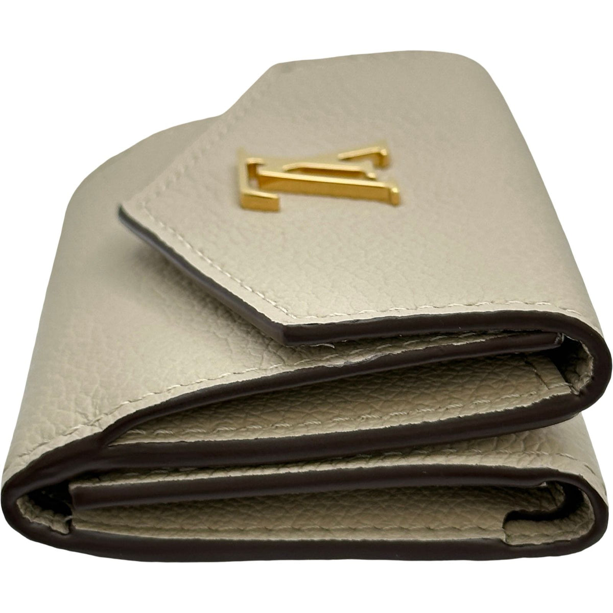 louis vuitton m69340 grey wallet condition details