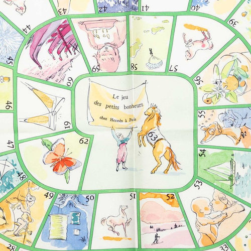 hermes scarf rear view