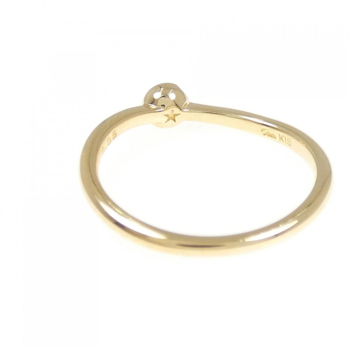 star jewelry ring rear view