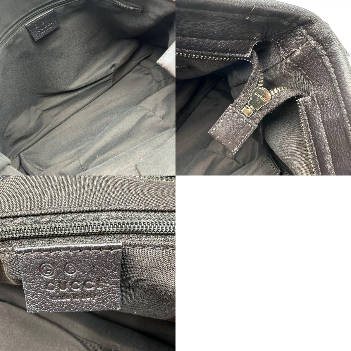 gucci beige shoulder bag markings and labels