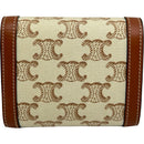 celine b2.02nt beige wallet front view