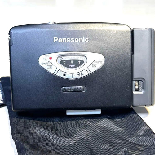 panasonic rq-s50 cassette player front view