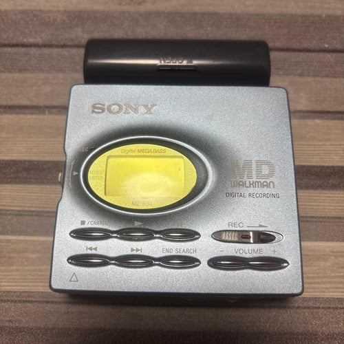 sony mz-r91 minidisc player rear view