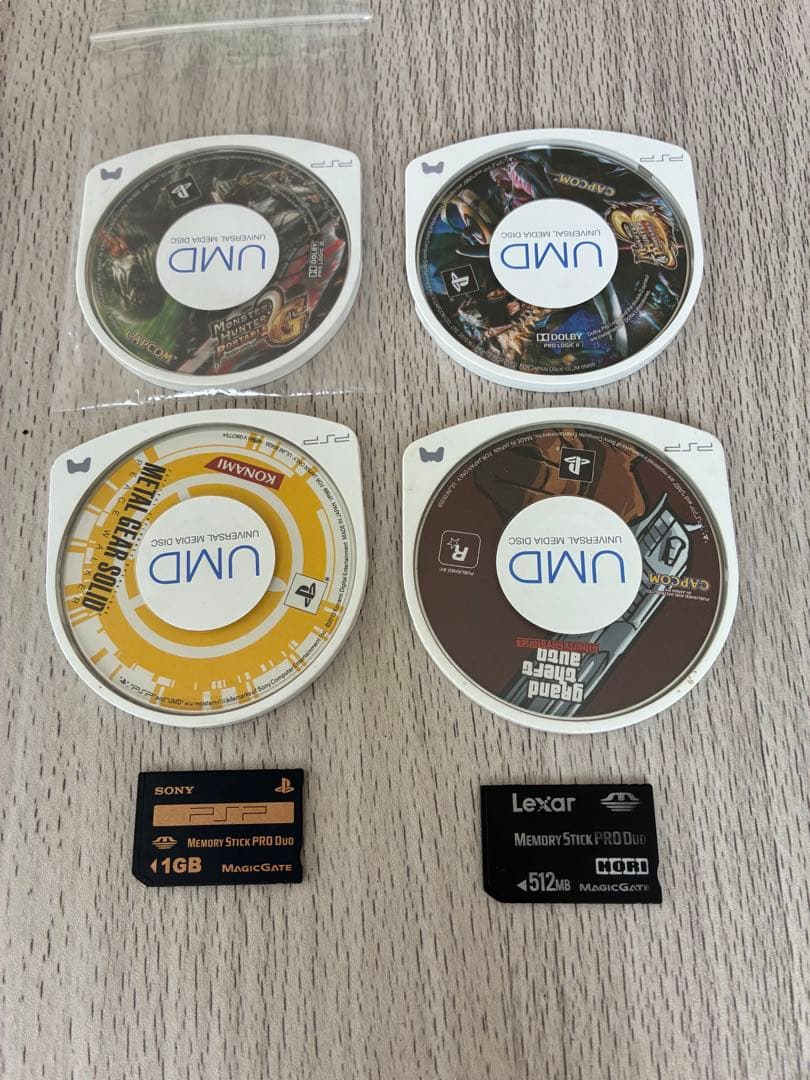 sony psp-3000 handheld console accessories included
