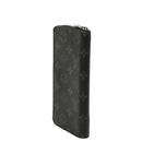 louis vuitton m62295 grey wallet front view