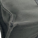 hermes grey tote bag interior details