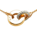 swarovski necklace front view
