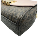 pink shoulder bag interior details