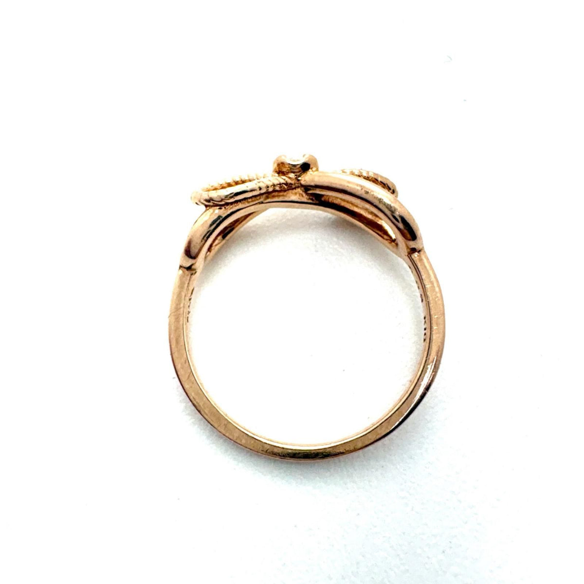 agete K10PG/D0.03/1.1g Ring – Pink
