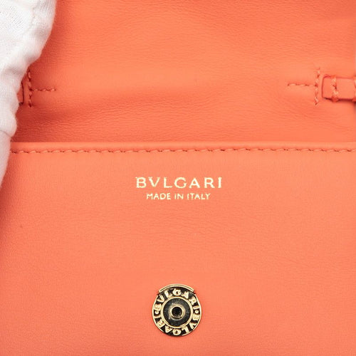 bvlgari orange shoulder bag accessories included
