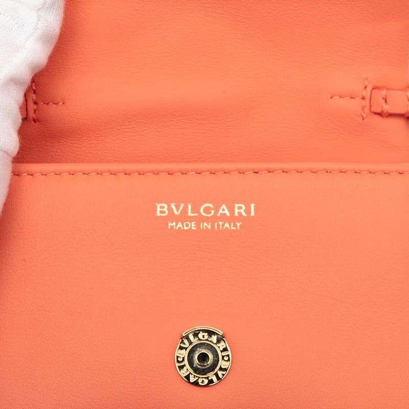 bvlgari orange shoulder bag accessories included