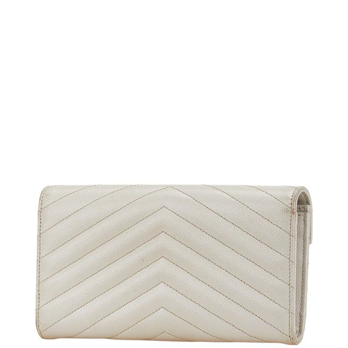 saint laurent wallet front view