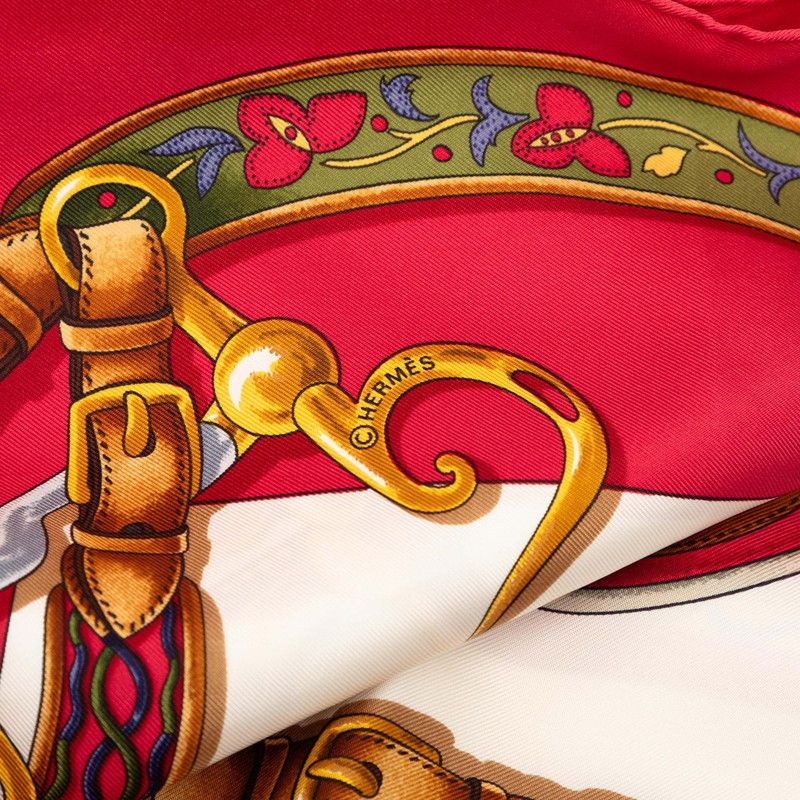 hermes scarf rear view