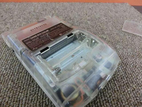 nintendo cgb-001 handheld console rear view