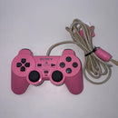 sony scph-77000 pink video game console markings and labels