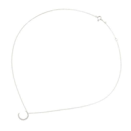 star jewelry necklace side view